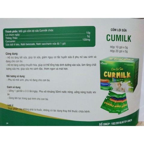  Cốm lợi sữa Curmilk 20*5g 