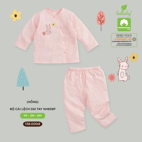  Bộ cài lệch dài tay NH659P Lullaby 