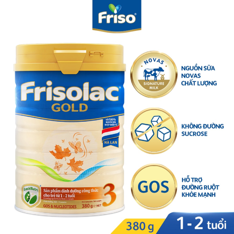  Sữa bột Frisolac Gold 3 380g 