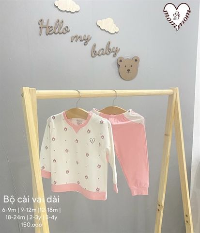  Bộ DTCV Mommom petit quần trơn 