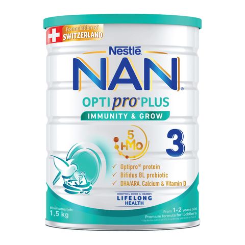  Sữa Nan Optipro Plus số 3 5-HMO 850g (1-2 tuổi) (LON) 