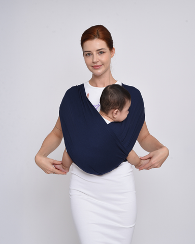  Địu vải EmBé Sling Plus Navy 