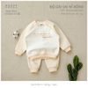 Bộ DTCV Hrnee nỉ bông vanilla 12-18m