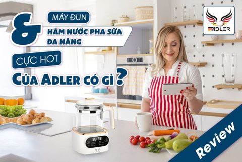  Máy đun và hâm nước pha sữa đa năng Adler ADK-02A 