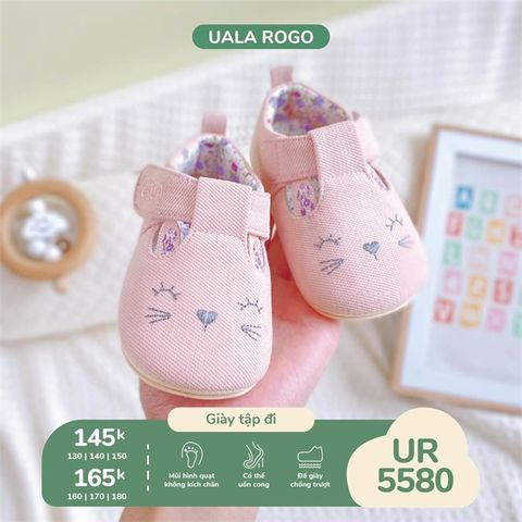  Giày tập đi Uala Rogo 5580 mèo size 130/140/150 