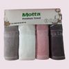 Set 4 khăn gội Motta 100% cotton 150 kt 40x80cm
