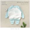 Bộ DTCV Hrnee nỉ bông xanh mint 3-4Y