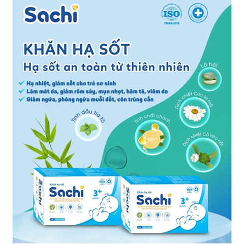  Khăn hạ sốt Sachi 