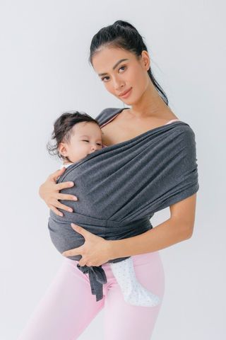  Địu vải EmBé Sling Plus Charcoal 