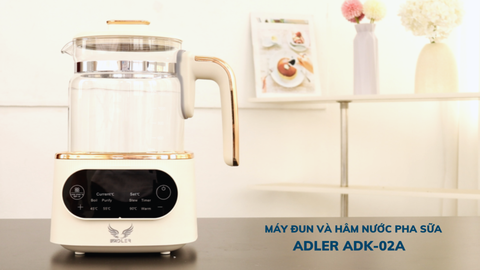  Máy đun và hâm nước pha sữa đa năng Adler ADK-02A 