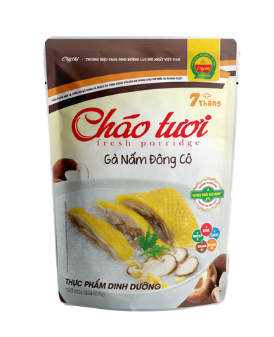  Cháo tươi Cây Thị vị gà nấm đông cô 240g 7M+ 