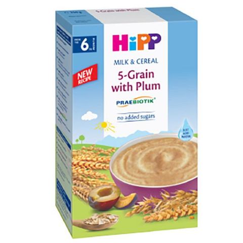  Bột DD HiPP hoa quả tổng hợp táo, chuối, lê, mơ 250g 