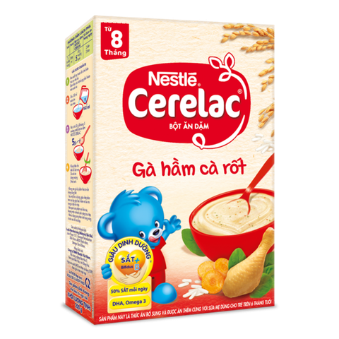  Bột ăn dặm Nestle gà hầm cà rốt 