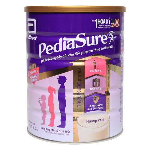  Sữa Pediasure cho bé 1-10 tuổi hương vani 850g 