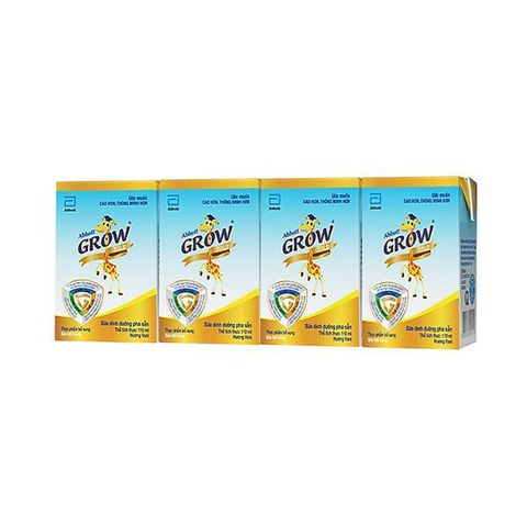  Sữa nước Abbott Grow Gold hương vani 110ml 4hộp/vỉ 