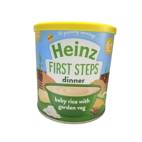  Bột ăn dặm Heinz bột gạo và rau củ xay nhuyễn (6m+) 