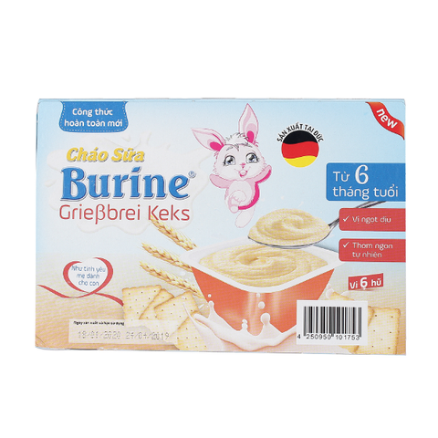  Cháo sữa Burine vị Bích quy(vỉ 6x50g) 