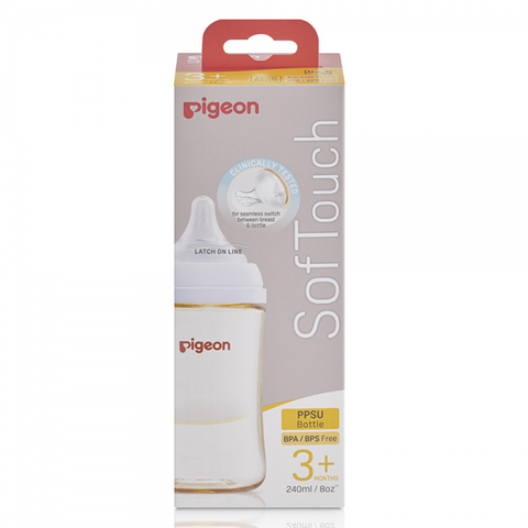  Bình sữa Pigeon Softouch PPSU Plus WN3 240ml 