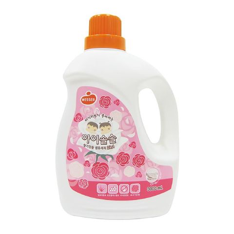  Nước giặt xả HQ Wesser (3L) hương hoa hồng 