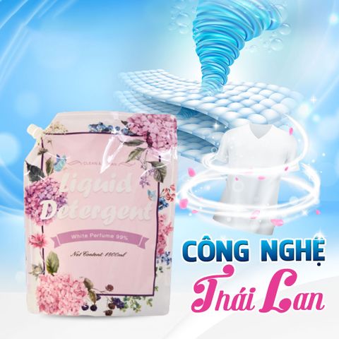  Nước giặt Clean & Clean Thái Lan túi 1,8L( mua 1 Tặng 1) 