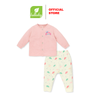 Bộ CG DT cầu vồng hồng đậm đám mây Lullaby size 3m NH309M