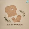 Bộ DTCV Little Love len trơn mỏng cam