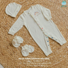 Body DTCT Little Love smoothy in họa tiết trắng kèm phụ kiện