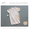 Body CTCC Hrnee phối kẻ beige 0-3m 23HR05