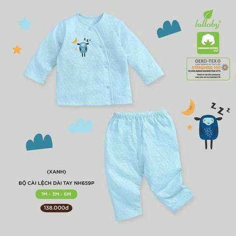  Bộ cài lệch dài tay NH659P Lullaby 