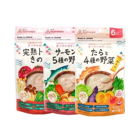  Cháo gạo Matsuya 60g cho bé từ 6M+ 