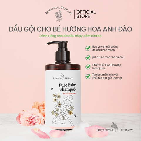  Dầu gội Botanical Therapy hoa anh đào 500ml 0M+ 