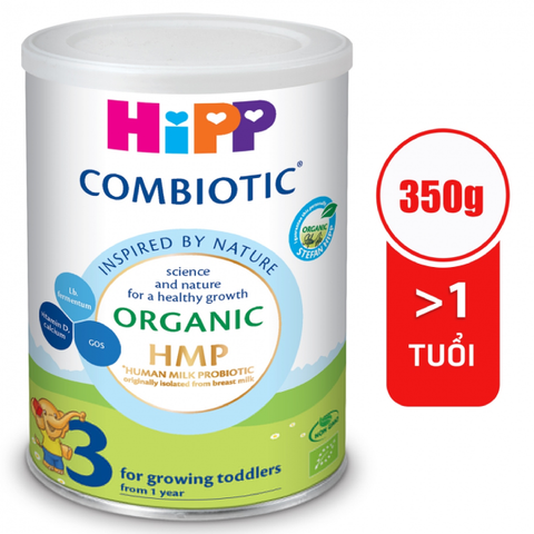  Sữa Hipp Organic bổ sung HMP&GOS số 3- 350g 