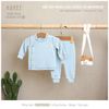 Bộ DTCC Hrnee nỉ bamboo xanh pastel 0-3m