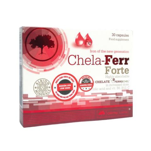  Sắt hữu cơ dạng ion Chela- Ferr Forte Sabina 