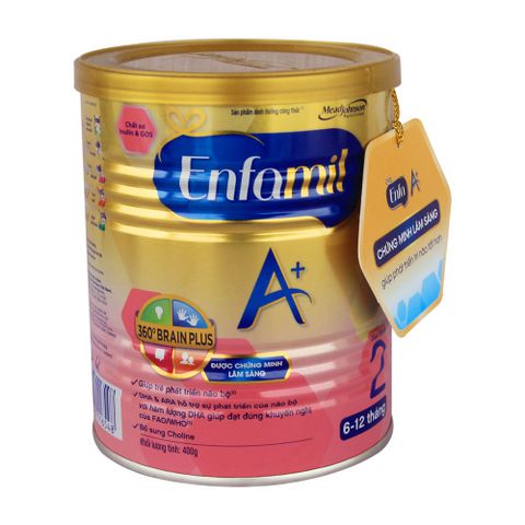  Enfamil A+ Neuropro + FL HMO số 2 cho bé 6-12M 400g New 