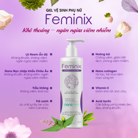  Gel vệ sinh phụ nữ Feminix 120ml 