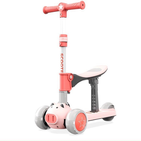  Xe trượt Scooter màu hồng XKG-009 