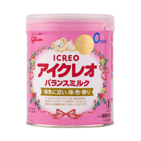  Sữa Glico Icreo số 0 từ 0-12 tháng (320g) 