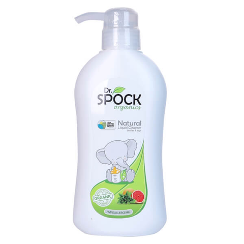  Nước rửa bình sữa organics 450ml Dr Spock 