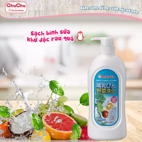  Nước rửa bình Chuchu 820ml 