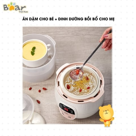  Nồi nấu chậm Bear 0,8L 