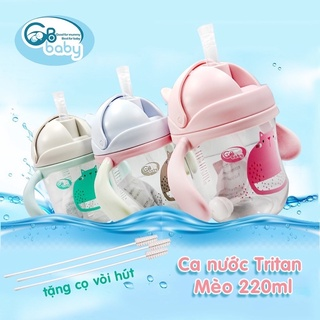  Bình nước tritan mèo 220ml GB Baby 