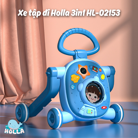  Xe tập đi 3in1 Holla 02153 xanh dương 