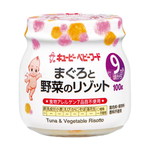  Cơm Risotto cá ngừ và rau củ 9M Kewpie (100g x12x2) 