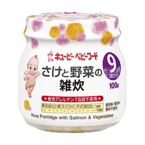  Cháo cá hồi và rau củ 9M Kewpie (100g x12x2) 