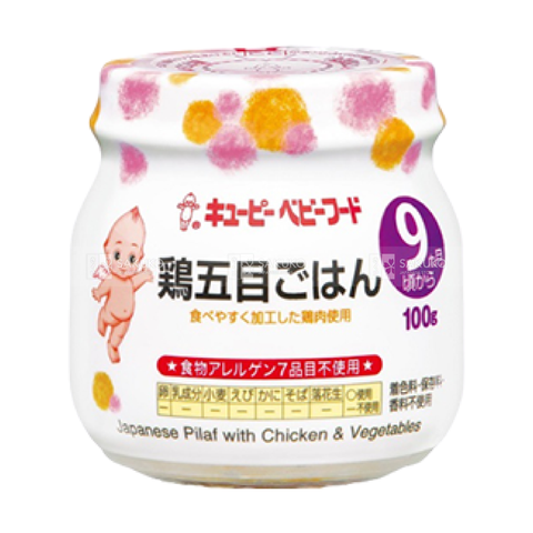  Cơm hầm gà và củ ngưu bàng kiểu Nhật 9M Kewpie (100g x12x2) 