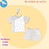 Bộ SSCL cộc trắng viền ghi Avaler 22AV02 size 6-9m