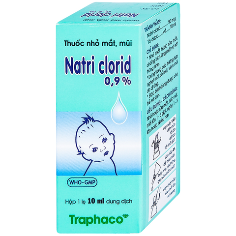  Nước muối sinh lý Traphaco vỉ 10 hộp 