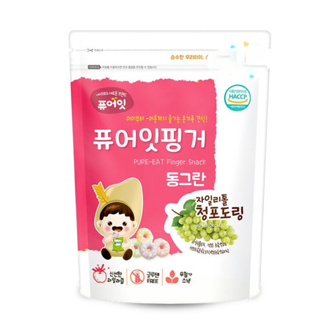  Bánh gạo lứt vòng vị nho xanh xylitol Topkore 40g 6m+ 