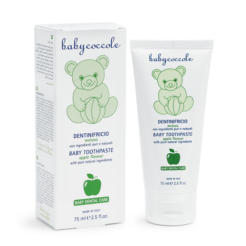  Kem đánh răng Babycoccole hương táo 75ml 12M+ 